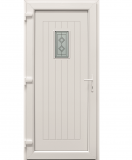 Rodosz fehér 98x208cm jobb, PVC bejárati ajtó + kilincs